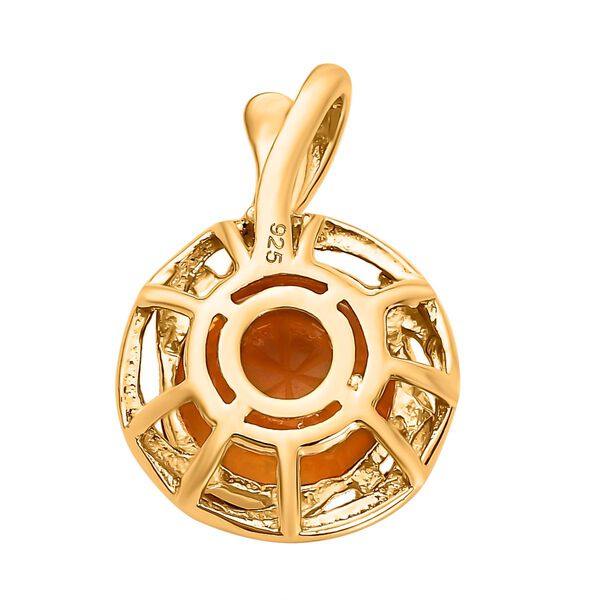 AA Serra Gaucha Citrin Anh&auml;nger, 925 Silber Gelbgold Vermeil, ca. 3.70 ct image number 5