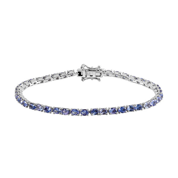 Tansanit-Armband, 19 cm - 7,65 ct.