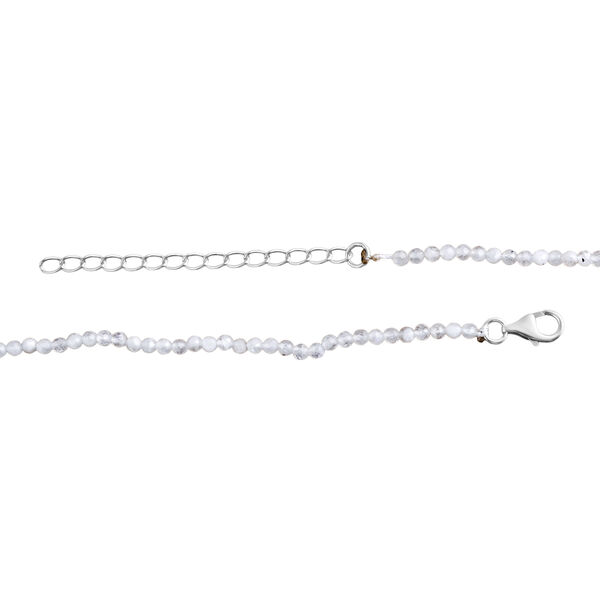 Regenbogen Mondstein 45+5cm Halskette - 30 ct. image number 3