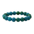 Chrysokoll Armband ca. 19 cm lange 925 Silber ca. 85.00 ct
