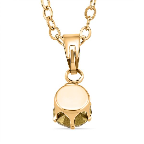 Wei&szlig;er Kristall Schmuckset Nickelfreies Messing Goldfarben, Flexibles (Gr&ouml;&szlig;e 17.00-18.00) image number 6