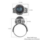 Royal Bali Kollektion - Labradorit-Ring, 925 Silber  ca. 7,30 ct image number 5