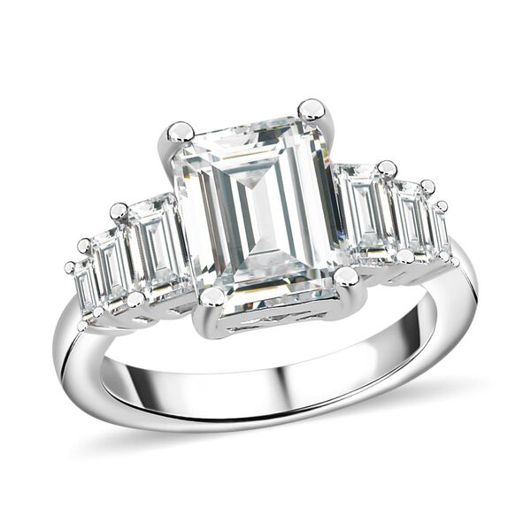 Moissanit Ring - 3,48 ct.