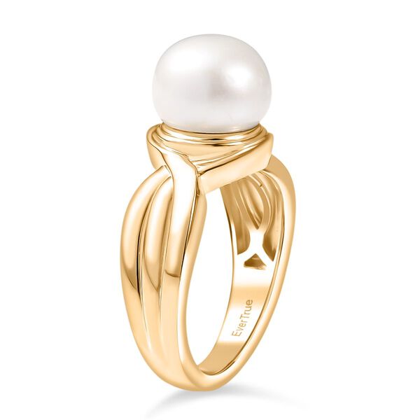 EVER TRUE S&uuml;&szlig;wasser Perle (8-8.4 mm) Ring Nickelfreies Messing image number 5