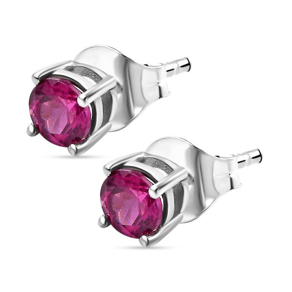 AAA Radiant Ember Granat Ohrringe, 925 Silber rhodiniert - 0,86 ct. image number 4