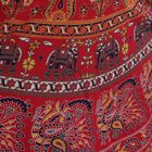 100% Baumwolle ärmelloses Kleid, Mandala Muster, Einheitsgröße, Rot image number 5