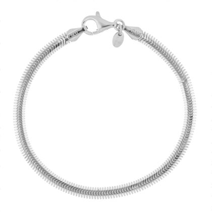 LA BELLA 925 Silber fischgr&auml;t Armband ca. 19 cm ca. 5,60g