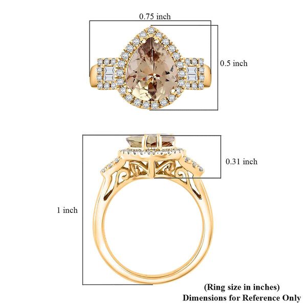 AAA Turkizit, Wei&szlig;er Diamant Ring 585 Gold (Gr&ouml;&szlig;e 20.00) ca. 3,15 ct image number 5