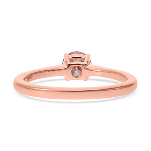 LUXURIANT DIAMOND- SGL zertifizierter VS rosa Labor Diamant Ring in 585 Roségold- 0,50 ct. image number 4