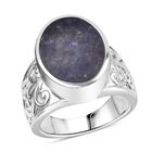 Tansanit-Matrix Ring 950 Kupfer (Größe 20.00) ca. 4,10 ct