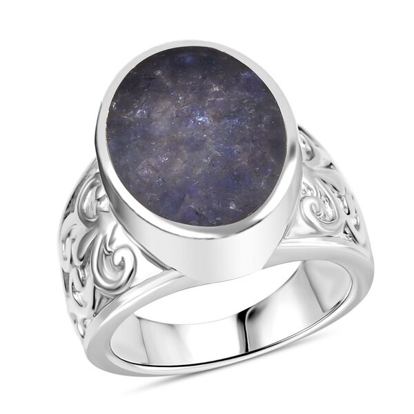 Tansanit-Matrix Ring 950 Kupfer (Größe 20.00) ca. 4,10 ct image number 0