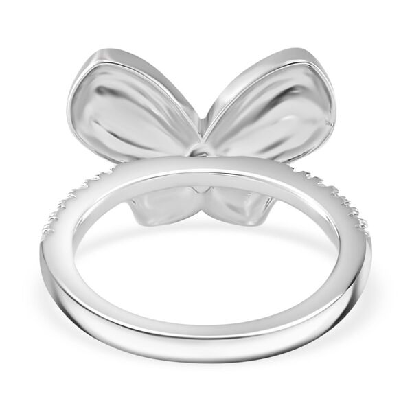 Blauer und weißer Zirkonia Ring image number 5