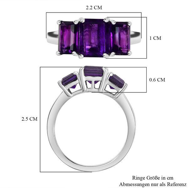 Afrikanischer Amethyst Ring - 3,32 ct. image number 6