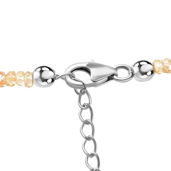 Goldene Zirkon-Halskette, 45 cm - 72 ct. image number 4