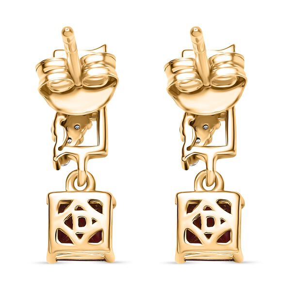 D'Joy AA Rhodolith Granat und Zirkon Ohrringe - 1,98 ct. image number 5