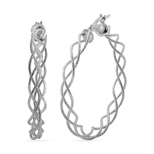 925 Silber Creolen, ca. 5,30g