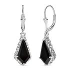 D'Joy Elite Shungit Ohrringe 925 Silber rhodiniert ca. 2,13 ct.
