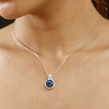 AAA Lab Grown Alexandrite, Lab Grown Diamant Schmuckset 417 Gold ca. 5,35 ct.