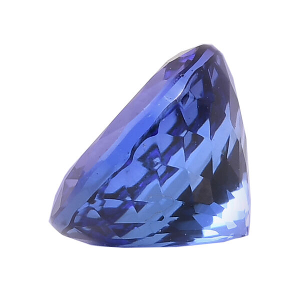 AAAA Tansanit Edelstein, Rund, Facettierter Schliff, 7,5mm, ca. 1,54 cts image number 2