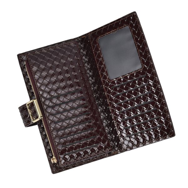 PU-Leder Brieftasche mit RFID-Schutz, dunkelbraun image number 6