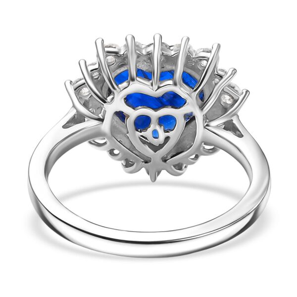 D'Joy AA Kaschmir Kyanit und Moissanit Ring - 4,52 ct. image number 5