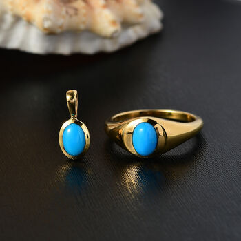 AA Sleeping Beauty T&uuml;rkis Schmuckset - 1,89 ct.