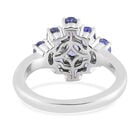 AAA Tansanit-Ring, 925 Silber platiniert  ca. 1,89 ct image number 5