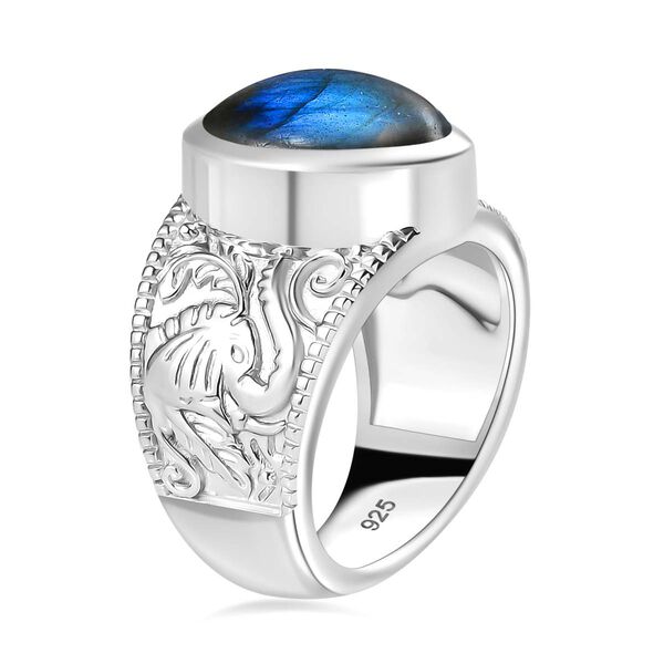 AAA Labradorit Ring - 6,74 ct. image number 5