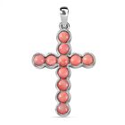 Natürlicher, AAA Oregon Pfirsich Opal Anhänger, 925 Silber platiniert ca. 2.42 ct