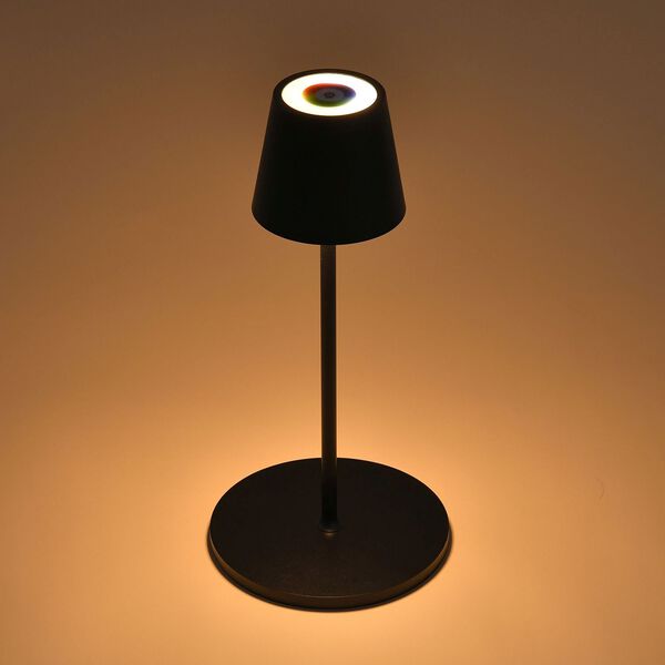 Kabellose Stehlampe mit Touch-Steuerung, Schwarz, 18x118 cm image number 10