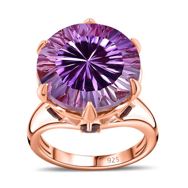 AA Rose De France Amethyst, roter Granat und Zirkon-Ring - 15,28 ct. image number 4