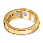 Tansanit Ring 925 Silber vergoldet  ca. 0,83 ct image number 5