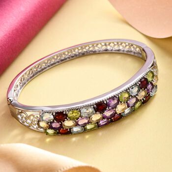 Multi Edelstein Armreif, 19 cm - 14,69 ct.