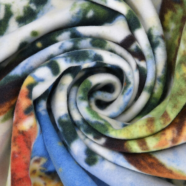 Superweiche Fleecedecke mit Schneemannsfamily Muster, Gr&ouml;&szlig;e 130x170 cm, Mehrfarbig image number 3