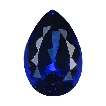 AAAA Tansanit-Edelstein, Birnen- und Facettenschliff, 3,25 ct.