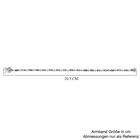 AA Tansanit und Zirkon 20cm Armband - 6,26 ct. image number 4