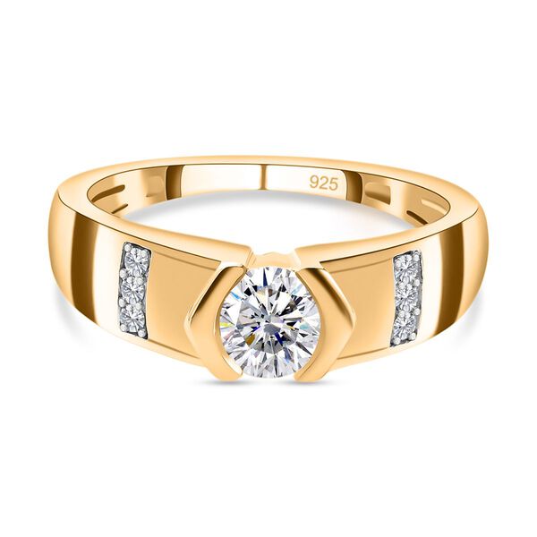 Moissanit Ring- 0,50 ct.