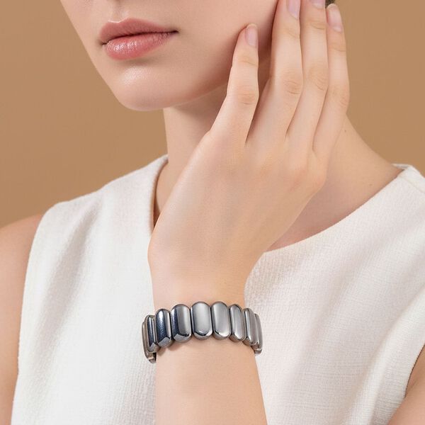 Terahertz Armband, flexibel (ca. 19 cm), ca. 175.00 ct image number 2