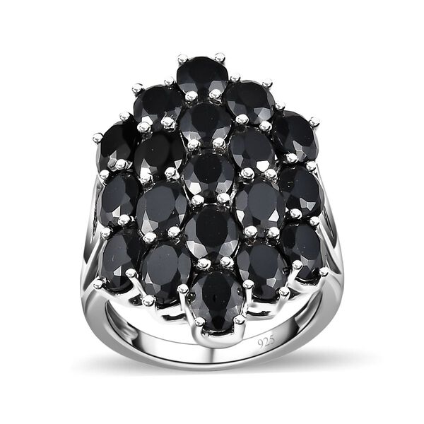 Schwarzer Spinell-Ring - 7.35 Ct. image number 4