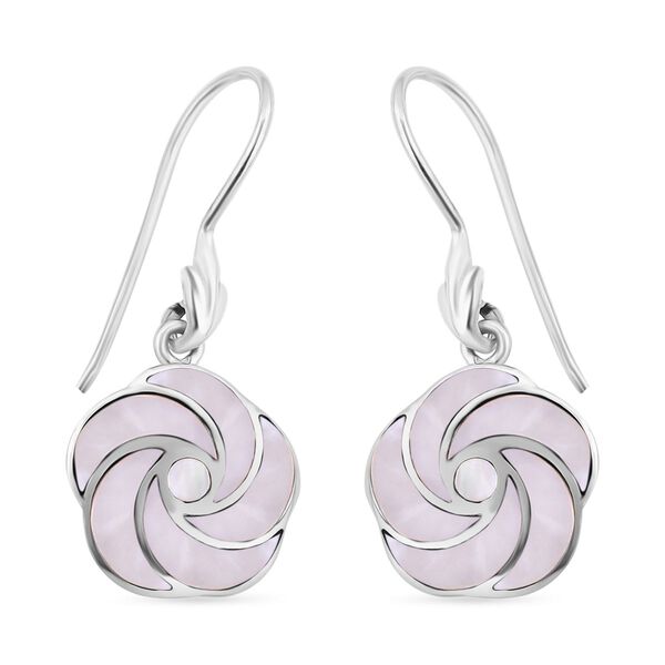 Royal Bali Kollektion- Perlmutt Rosen Ohrringe image number 0