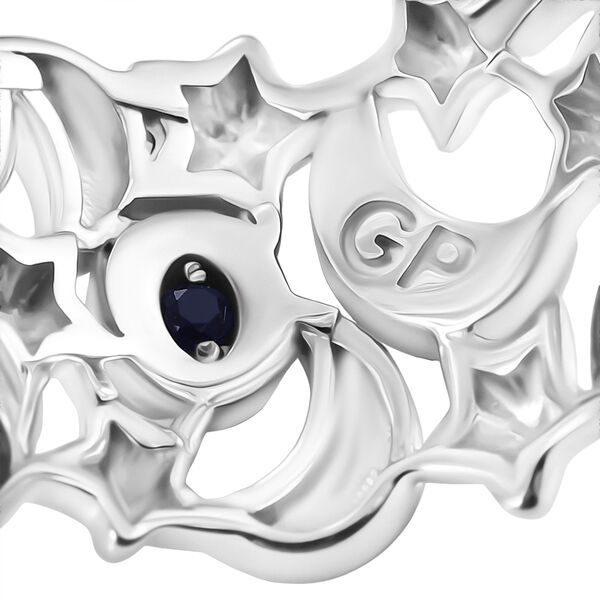 GP Celestial Kollektion - Kanchanaburi blauer Saphir zweifarbiger Ring image number 7