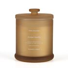 LIVMORE Home Fragrance Kollektion, Duftkerze im Farbglas, Ambra Vanille, 370 g Sojawachs, 55 Std., 10,2 x 10,2 x 13 cm