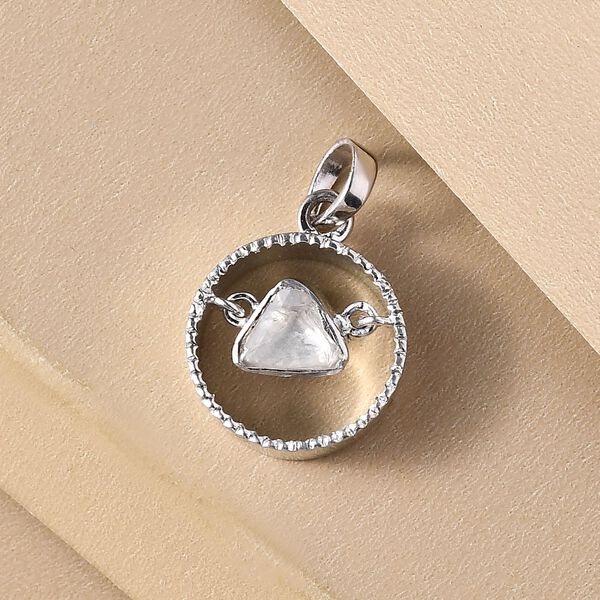 Handgearbeiteter Polki-Diamant-Anh&auml;nger image number 3