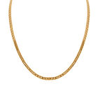 Italienische 925 Silber vergoldet Kette, ca. 50 cm, ca. 15,16g