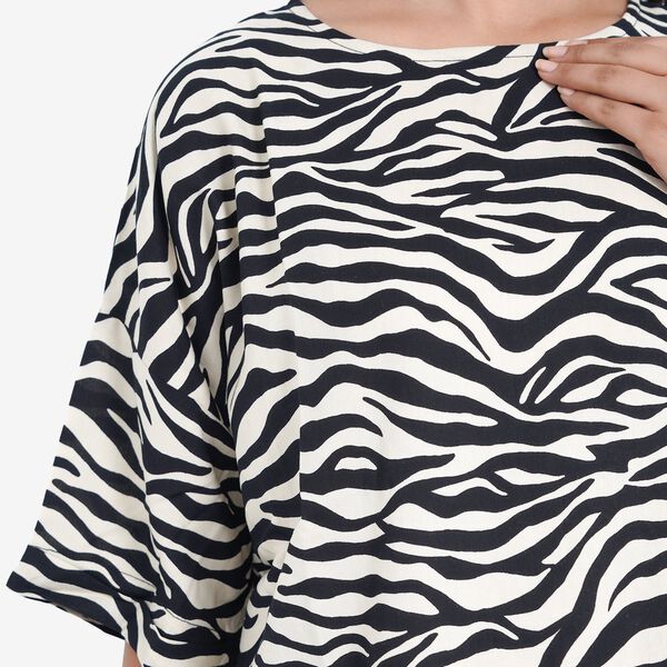 Tamsy bedrucktes Top, Blumendruck, Größe 40 image number 4