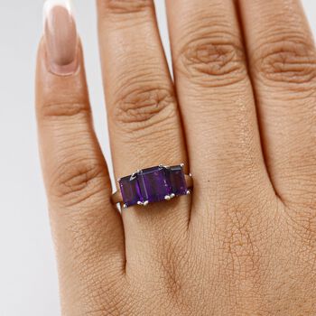 Afrikanischer Amethyst Ring - 3,32 ct.