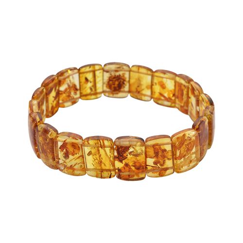 Natürliches baltisches Bernstein Armband, Flexibel, image number 0