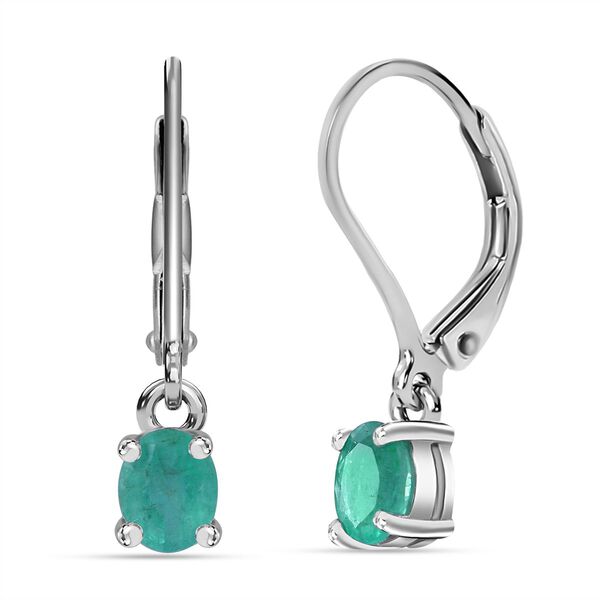 AAA Kagem sambische Smaragd-Ohrringe - 0,65 ct.