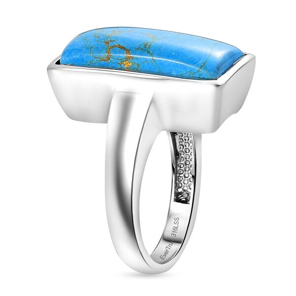 EverTrue blauer T&uuml;rkis Ring - 9,16 ct. image number 4