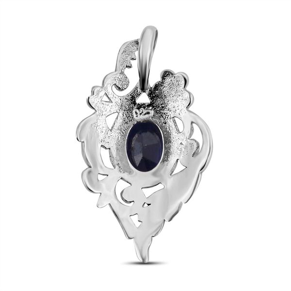 Royal Bali - Blauer Saphir-Anh&auml;nger, 925 Silber ca. 1,50 ct image number 4